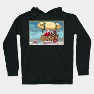 Christmas Vintage Santa with Toys Hoodie